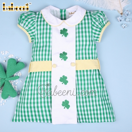 Lovely clover girl embroidery dress - BB1482