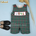 smocked-western-cowboyboy-green-and-black-tartan-shortall