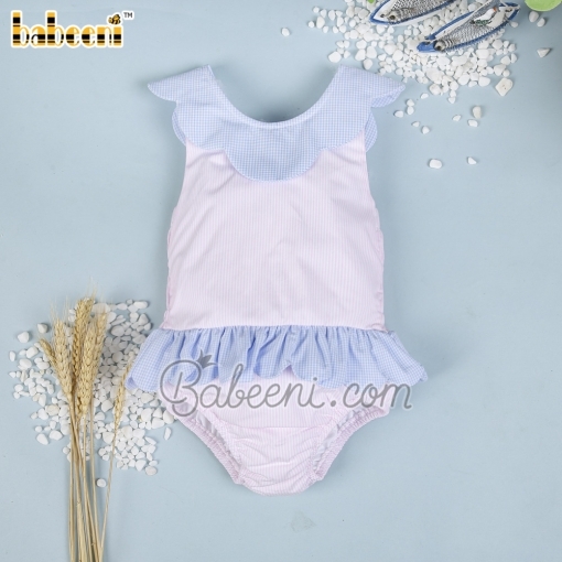 Fancy scallop girl swimwear – BB2701A