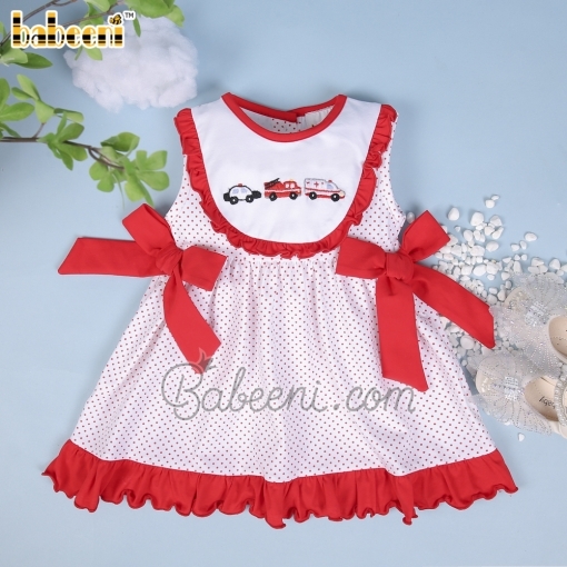 Vehicle hand embroidery girl dress – BB2875A