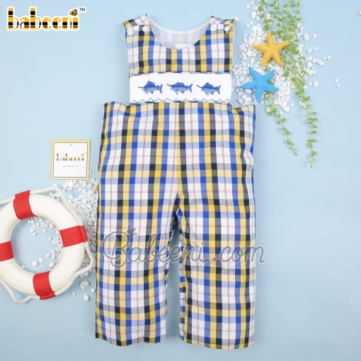Boy marlin smocked longall - BB1291
