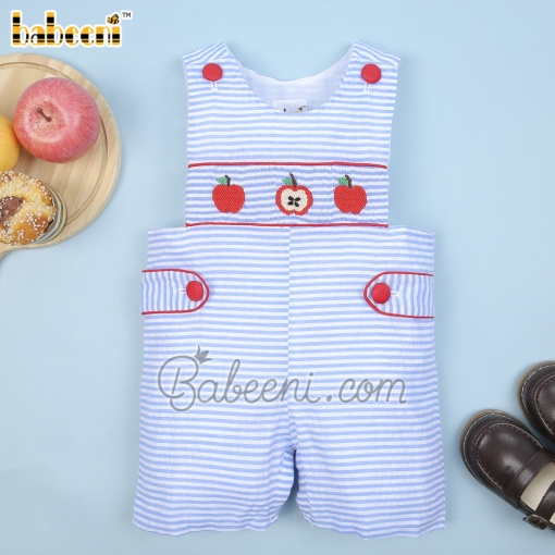 Cute apple boy shortall - BB1430A