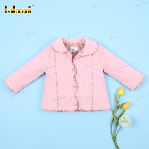 Overcoat In Pink For Girl - BB3234A